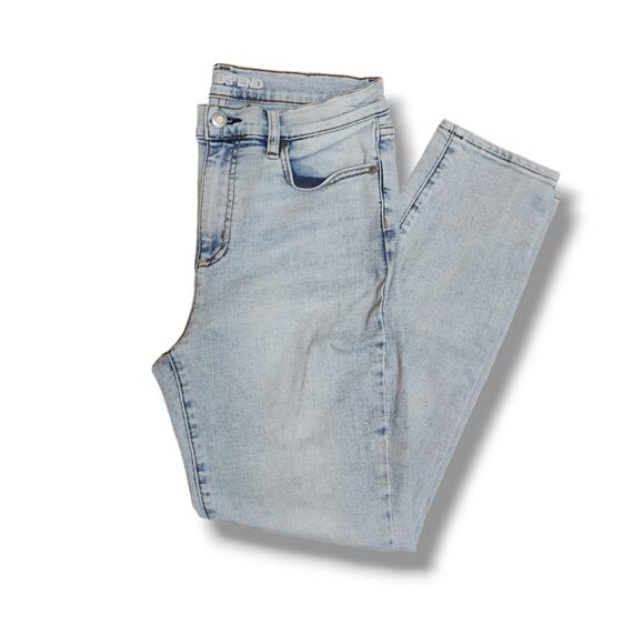 Lands' End High Rise Slim Ankle Jean in Lightwash - Picture 1 of 3